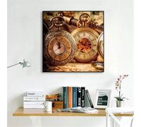 Jigsaw Puzzles for Adults 300 Pieces,Retro Pocket Watch jigsaw Puzzle 14x14 inch Challenging puzzles,DIY Puzzles for Home Decoration,Family Puzzle Perfect for Game