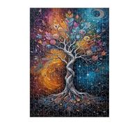 Jigsaw Puzzles for Adults 300 Pieces Tree of Life, Challenge High Difficulty, Educational Games Impossible Puzzle, Puzzles for Adults 300 Piece