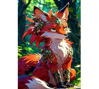 Jigsaw Puzzles for Adults 300, Puzzles for Adults Animal Foxes, Challenging Difficult Logic Puzzle, Puzzle 300 Pieces for Adult 15.6 x 11 inch