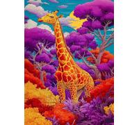 Jigsaw Puzzles for Adults 300, Puzzles for Adults Animal Giraffe Tree, Challenging Difficult Logic Puzzle, Puzzle 300 Pieces for Adult 15.6 x 11 inch
