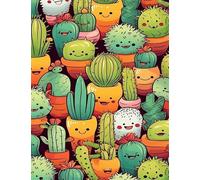 Jigsaw Puzzles for Adults 300, Puzzles for Adults Cartoon Cactus, Challenging Difficult Logic Puzzle, Puzzle 300 Pieces for Adult 15.6 x 11 inch