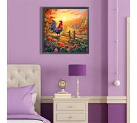 Jigsaw Puzzles for Adults 300, Sunrise Rooster Puzzle for Adults, Memory Games, Logic Puzzles, Impossible Hard Challenge, Relaxation, Puzzle 300 Pieces