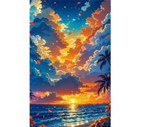 Jigsaw Puzzles for Adults 300, Sunset Waves Puzzle, Challenging Puzzles, Perfect for Relaxation, Creativity & Gift Giving 300 Piece Puzzle Games for Adults