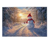 Jigsaw Puzzles for Adults 3000, 3000 Piece Jigsaw Puzzles for Adults, Challenging Wooden Jigsaws Puzzle for The Whole for Women, Puzzle for Home Wall Decor, Gifts for Women/Men, Theme: Snowman, T-88
