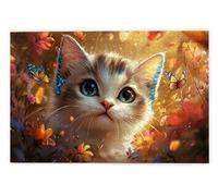 Jigsaw Puzzles for Adults 3000, 3000 Piece Jigsaw Puzzles for Adults, Challenging Wooden Jigsaws Puzzle for The Whole for Women, Puzzle for Home Wall Decor, Gifts for Women/Men, Theme: Cat, O-4