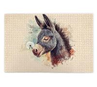 Jigsaw Puzzles for Adults 3000, 3000 Piece Jigsaw Puzzles for Adults, Challenging Wooden Jigsaws Puzzle for The Whole for Women, Puzzle for Home Wall Decor, Gifts for Women/Men, Theme: Donkey, K-60