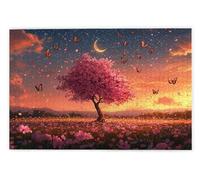 Jigsaw Puzzles for Adults 3000, 3000 Piece Jigsaw Puzzles for Adults, Challenging Wooden Jigsaws Puzzle for The Whole for Women, Puzzle for Home Decor, Gifts for Women/Men, Theme: Cherry Blossoms, B-4