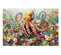 Jigsaw Puzzles for Adults 3000, 3000 Piece Jigsaw Puzzles for Adults, Challenging Wooden Jigsaws Puzzle for The Whole for Women, Puzzle for Home Wall Decor, Gifts for Women/Men, Theme: Octopus, T-48