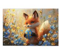 Jigsaw Puzzles for Adults 3000, 3000 Piece Jigsaw Puzzles for Adults, Challenging Wooden Jigsaws Puzzle for The Whole for Women, Puzzle for Home Wall Decor, Gifts for Women/Men, Theme: Fox, H-12