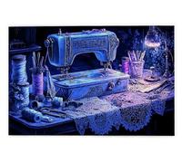 Jigsaw Puzzles for Adults 3000, 3000 Piece Jigsaw Puzzles for Adults, Challenging Wooden Jigsaws Puzzle for The Whole for Women, Puzzle for Home Decor, Gifts for Women/Men, Theme: Sewing Machine, F-74