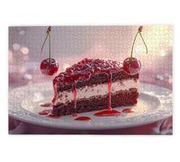Jigsaw Puzzles for Adults 3000, 3000 Piece Jigsaw Puzzles for Adults, Challenging Wooden Jigsaws Puzzle for The Whole for Women, Puzzle for Home Wall Decor, Gifts for Women/Men, Theme: Cake, U-56