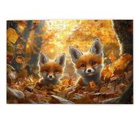Jigsaw Puzzles for Adults 3000, 3000 Piece Jigsaw Puzzles for Adults, Challenging Wooden Jigsaws Puzzle for The Whole for Women, Puzzle for Home Wall Decor, Gifts for Women/Men, Theme: Fox, S-10