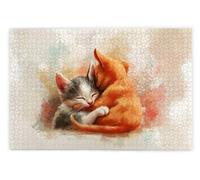 Jigsaw Puzzles for Adults 3000, 3000 Piece Jigsaw Puzzles for Adults, Challenging Wooden Jigsaws Puzzle for The Whole for Women, Puzzle for Home Wall Decor, Gifts for Women/Men, Theme: Cat, X-32