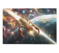 Jigsaw Puzzles for Adults 3000, 3000 Piece Jigsaw Puzzles for Adults, Challenging Wooden Jigsaws Puzzle for The Whole for Women, Puzzle for Home Wall Decor, Gifts for Women/Men, Theme: Scorpio, A-30