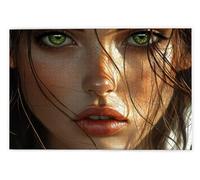 Jigsaw Puzzles for Adults 3000, 3000 Piece Jigsaw Puzzles for Adults, Challenging Wooden Jigsaws Puzzle for The Whole for Women, Puzzle for Home Wall Decor, Gifts for Women/Men, Theme: Woman, U-16