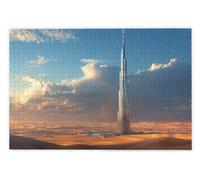 Jigsaw Puzzles for Adults 3000, 3000 Piece Jigsaw Puzzles for Adults, Challenging Wooden Jigsaws Puzzle for The Whole for Women, Puzzle for Home Wall Decor, Gifts for Women/Men, Theme: Dubai, I-18