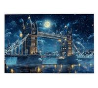 Jigsaw Puzzles for Adults 3000, 3000 Piece Jigsaw Puzzles for Adults, Challenging Wooden Jigsaws Puzzle for The Whole for Women, Puzzle for Home Decor, Gifts for Women/Men, Theme: London Bridge, F-62