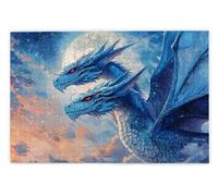 Jigsaw Puzzles for Adults 3000, 3000 Piece Jigsaw Puzzles for Adults, Challenging Wooden Jigsaws Puzzle for The Whole for Women, Puzzle for Home Wall Decor, Gifts for Women/Men, Theme: Dragon, P-44