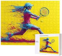 Jigsaw Puzzles for Adults 3000, 3000 Piece Jigsaw Puzzles for Adults, Wooden Game for The Whole for Men, yellow Pzzle for Christmas Decorations, Gifts for Women, woman Pattern PjY177 X-3