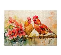 Jigsaw Puzzles for Adults 3000, 3000 Piece Jigsaw Puzzles for Adults, Wooden Puzzle Game for The Whole for Men, Animal Puzzle for Christmas Decorations, Gifts for Women, Theme: Retro Pattern, G-24