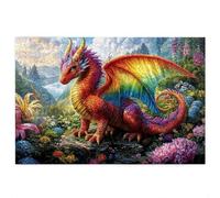 Jigsaw Puzzles for Adults 3000, 3000 Piece Jigsaw Puzzles for Adults, Wooden Puzzle Game for The Whole for Men, Dragon Puzzle for Christmas Decorations, Gifts for Women, Theme: Anime Pattern, D-90