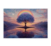 Jigsaw Puzzles for Adults 3000, 3000 Piece Jigsaw Puzzles for Adults, Wooden Puzzle Game for The Whole for Men, Tree Puzzle for Christmas Decorations, Gifts for Women, Theme: Landscape Pattern, B-2
