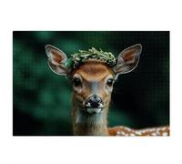 Jigsaw Puzzles for Adults 3000, 3000 Piece Jigsaw Puzzles for Adults, Wooden Puzzle Game for The Whole for Men, Animal Puzzle for Christmas Decorations, Gifts for Women, Theme: Deer Pattern, E-12