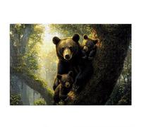 Jigsaw Puzzles for Adults 3000, 3000 Piece Jigsaw Puzzles for Adults, Wooden Puzzle Game for The Whole for Men, Animal Puzzle for Christmas Decorations, Gifts for Women, Theme: Bear Pattern, D-86