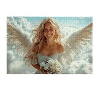 Jigsaw Puzzles for Adults 3000, 3000 Piece Jigsaw Puzzles for Adults, Wooden Puzzle Game for The Whole for Men, Woman Puzzle for Christmas Decorations, Gifts for Women, Theme: Angel Pattern, F-20