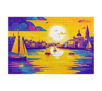 Jigsaw Puzzles for Adults 3000, Abstract Jigsaws 3000 Pieces for Adults, Impossible Wooden City Jigsaw Puzzle for The Whole, Classic Challenging Puzzle Game for Decompression, Gifts for Women -2023