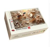 Jigsaw Puzzles for Adults 3000, Animal Jigsaw Puzzles, Gifts -10532 | Wooden, HD Printing, Perfect Fit, Colourful Box, Letter on the Back, With Full Accessories, Size: 122x81cm, Duck Pattern