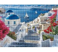Jigsaw Puzzles for Adults 3000 architecture small town, Challenging Difficult Puzzle Wooden, 3000 Piece Jigsaw Puzzles for Adults Educational Game Decompression, Large Size 48 x 31.9 inches w0-365
