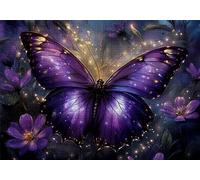 Jigsaw Puzzles for Adults 3000 Butterfly Impossible Jigsaw for Adults Educational Games Flowers Puzzle 3000 Pieces Suitable Beginners and Girl Aged 14 up Also Women Men Beautiful Gifts 122x81cm C-831
