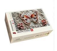 Jigsaw Puzzles for Adults 3000, Butterfly Jigsaw Puzzles, Gifts -10924 | Wooden, HD Printing, Perfect Fit, Colourful Box, Letter on the Back, With Full Accessories, Size: 122x81cm, Flower Pattern