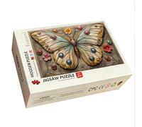 Jigsaw Puzzles for Adults 3000, Butterfly Jigsaw Puzzles, Gifts -11071 | Wooden, HD Printing, Perfect Fit, Colourful Box, Letter on the Back, With Full Accessories, Size: 122x81cm, Abstract Pattern