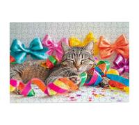 Jigsaw Puzzles for Adults 3000 Cat Jigsaws 3000 Pieces for Adults, Christmas Puzzles Challenging Educational Game, Impossible Wooden Puzzle for Home Decor, Unique Gifts for Women, Gifts for Men, -2188