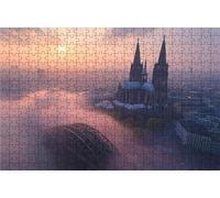 Jigsaw Puzzles for Adults 3000 City 3000 Piece Jigsaw Puzzles for Adults, Challenging Puzzle Educational Game for The Whole for Women Gifts for Men Wall Art Room Decor Landscape 48x32 in RXPT-3067