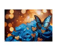 Jigsaw Puzzles for Adults 3000 Fantasy Jigsaws 3000 Pieces for Adults Wooden Rose Puzzle Games, Classic Educational Challenging Game for The Whole Families Decompression, Decor Gifts 122x81cm H-22