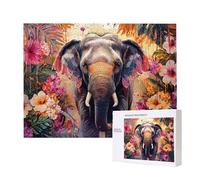 Jigsaw Puzzles for Adults 3000 Flowers Elephants, 3000 Piece Jigsaw Puzzles for Adults, Educational Game Jigsaw Puzzle 48.8x32in Suitable for Decompression and Wall Decor, Puzzle Gifts x-328