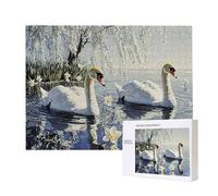 Jigsaw Puzzles for Adults 3000 Lake Swan, 3000 Piece Jigsaw Puzzles for Adults, Educational Game Jigsaw Puzzle 48.8x32in Suitable for Decompression and Wall Decor, Puzzle Gifts x-295