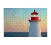 Jigsaw Puzzles for Adults 3000 Lighthouse Jigsaws 3000 Pieces for Adults, Landscape Puzzles Challenging Educational Game, Impossible Wooden Puzzle for Home Decor Gifts for Women Gifts for Men -2248
