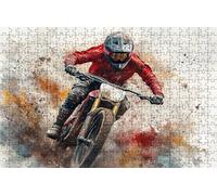 Jigsaw Puzzles for Adults 3000 Motorcycle 3000 Piece Jigsaw Puzzles for Adults, Challenging Puzzle Educational Game for The Whole for Women Gifts for Men Wall Art Room Decor Man 48x32 in RXPT-913