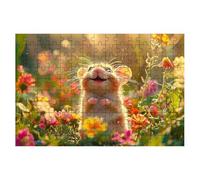 Jigsaw Puzzles for Adults 3000, Mouse Jigsaws 3000 Pieces for Adults, Impossible Jigsaws Puzzle Challenging Game for The Whole, Wooden Jigsaw Puzzles for Gifts for Women Men, Decor Theme:Flower -1812