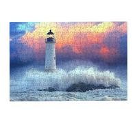 Jigsaw Puzzles for Adults 3000 Ocean Jigsaws 3000 Pieces for Adults, Lighthouse Puzzles Challenging Educational Game, Impossible Wooden Puzzle for Home Decor, Gifts for Women, Gifts for Men, -1316