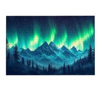 Jigsaw Puzzles for Adults 3000 Piece, 3000 Piece Fantasy Jigsaw Puzzles for Adults, Challenging Aurora Jigsaws for the Whole Family, Wooden Puzzle for Home Decor, Gifts for Women, Gifts for Men, -7432