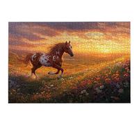 Jigsaw Puzzles for Adults 3000 Piece, 3000 Piece Landscape Jigsaw Puzzles for Adults, Challenging Horse Jigsaws for the Whole Family, Wooden Puzzle for Home Decor, Gifts for Women and Men, -6996