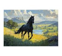 Jigsaw Puzzles for Adults 3000 Piece, 3000 Piece Landscape Jigsaw Puzzles for Adults, Challenging Horse Jigsaws for the Whole Family, Wooden Puzzle for Home Decor, Gifts for Women and Men, -7060
