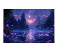 Jigsaw Puzzles for Adults 3000 Piece, 3000 Piece Moon Jigsaw Puzzles for Adults, Challenging Landscape Jigsaws for the Whole Family, Wooden Puzzle for Home Decor, Gifts for Women, Gifts for Men, -7904
