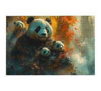 Jigsaw Puzzles for Adults 3000 Piece, 3000 Piece Panda Jigsaw Puzzles for Adults, Challenging Cute Jigsaws for the Whole Family, Wooden Puzzle for Home Decor, Gifts for Women, Gifts for Men, -7392