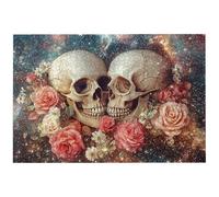 Jigsaw Puzzles for Adults 3000 Piece, 3000 Piece Skeleton Jigsaw Puzzles for Adults, Challenging Flower Jigsaws for the Whole Family, Wooden Puzzle for Home Decor, Gifts for Women and Men, -7594